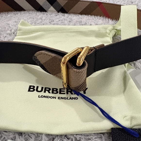 Burberry Black and Brown Women's Belt NEW - Picture 5 of 8